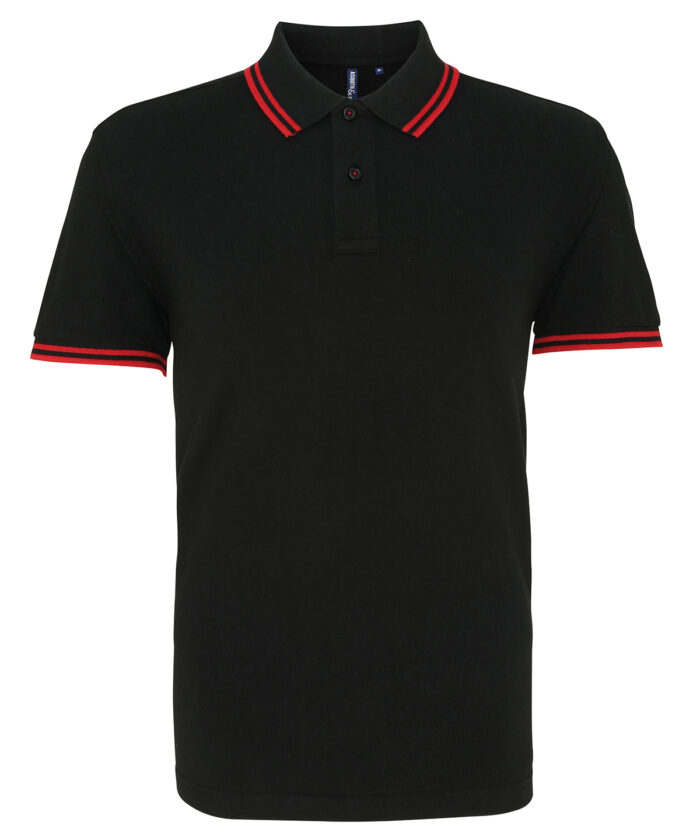 Men's classic fit tipped polo - Image 13