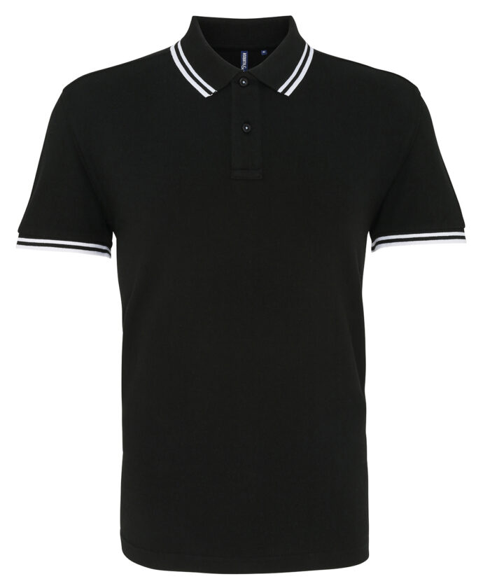 Men's classic fit tipped polo - Image 25
