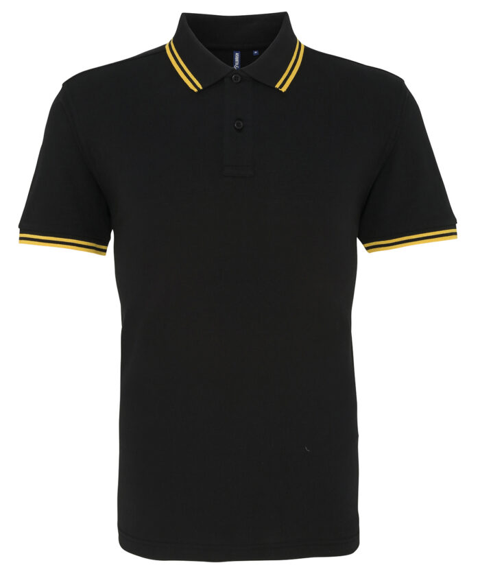 Men's classic fit tipped polo - Image 31