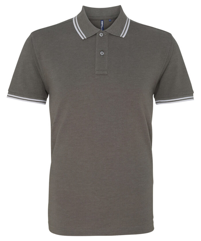 Men's classic fit tipped polo - Image 49