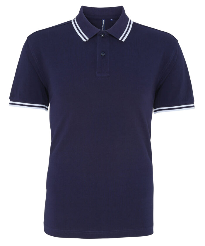 Men's classic fit tipped polo - Image 73