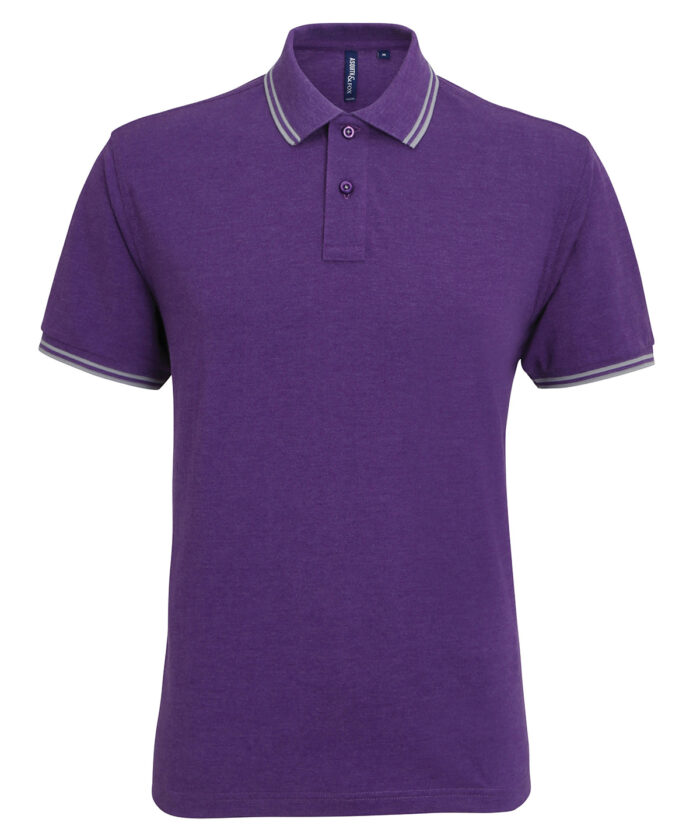Men's classic fit tipped polo - Image 79
