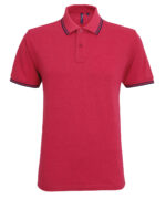 Men's classic fit tipped polo - Image 18