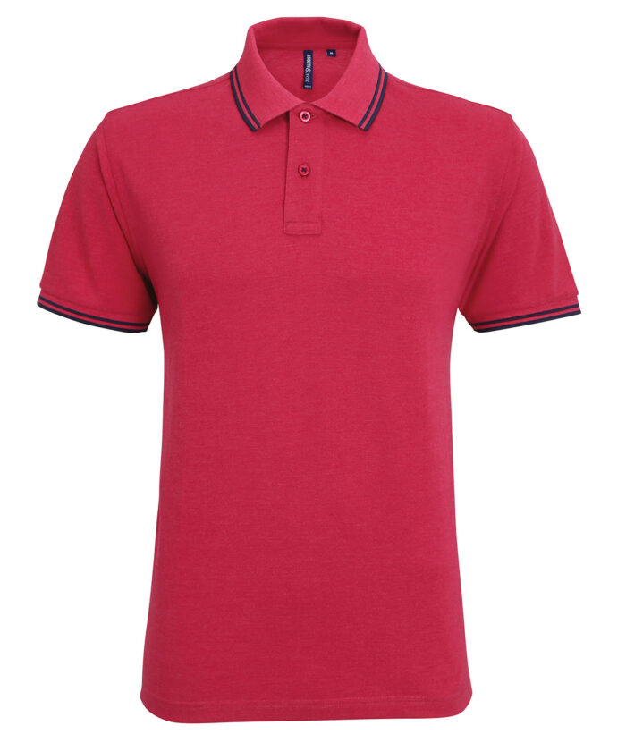 Men's classic fit tipped polo - Image 97