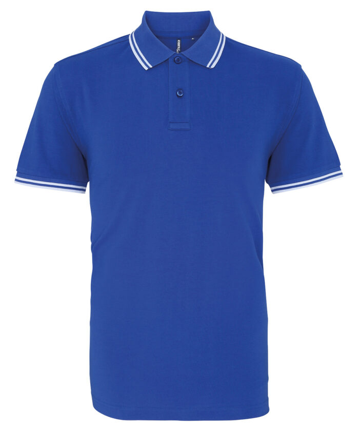 Men's classic fit tipped polo - Image 85