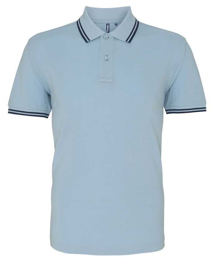 Men's classic fit tipped polo - Image 102