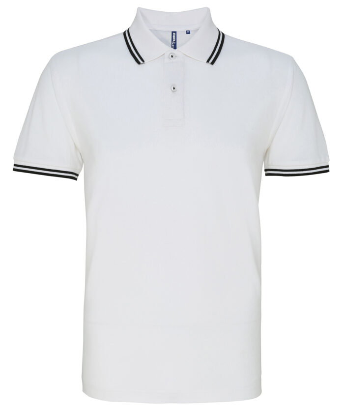 Men's classic fit tipped polo - Image 114