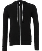 Unisex polycotton fleece full-zip hoodie - Image 3
