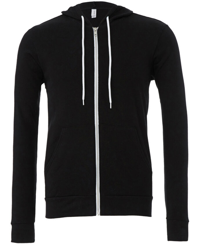 Unisex polycotton fleece full-zip hoodie - Image 7