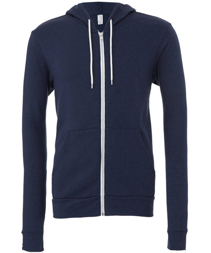 Unisex polycotton fleece full-zip hoodie - Image 94