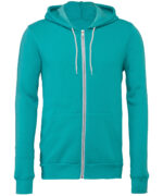 Unisex polycotton fleece full-zip hoodie - Image 23