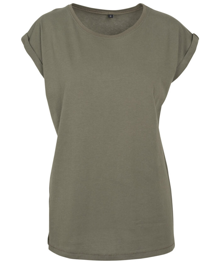 Women's extended shoulder tee - Image 150