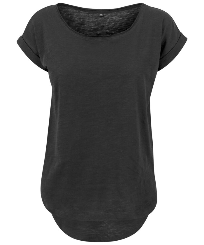 Women's long slub tee - Image 2