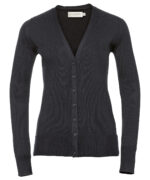 Women's v-neck knitted cardigan - Image 3