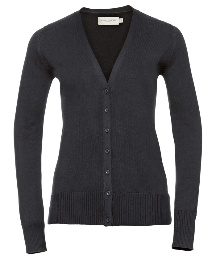 Women's v-neck knitted cardigan - Image 10