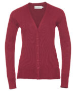 Women's v-neck knitted cardigan - Image 4