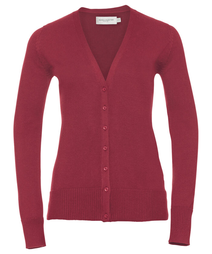 Women's v-neck knitted cardigan - Image 19