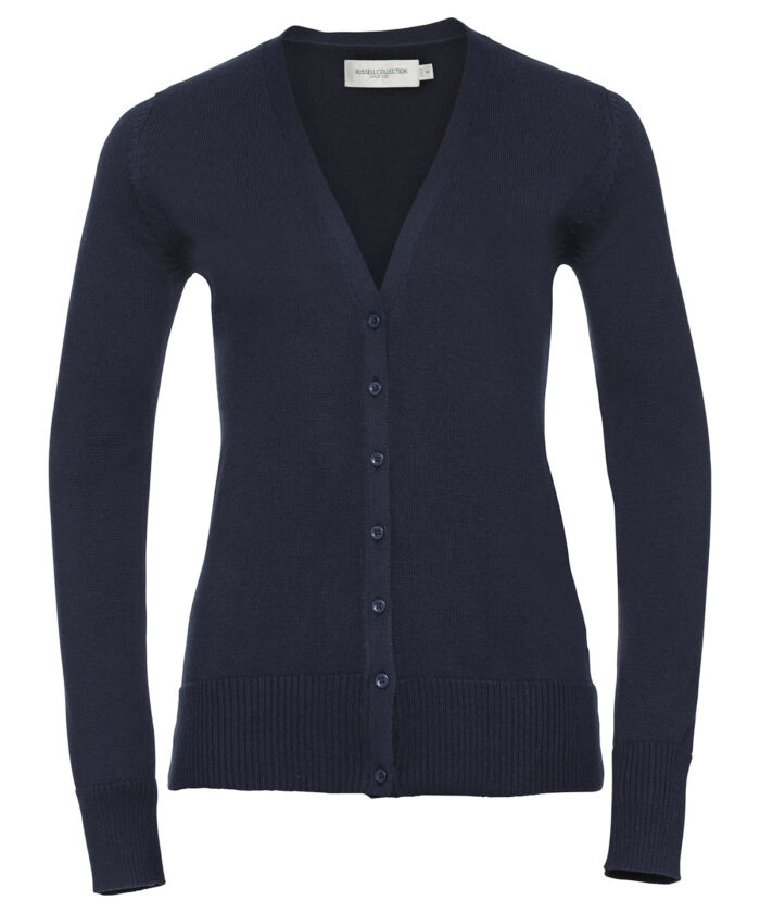 Women's v-neck knitted cardigan - Image 1