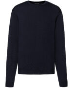 Crew neck knitted pullover
