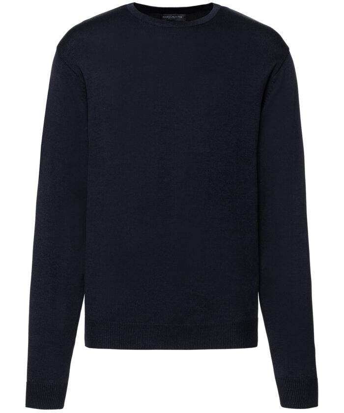 Crew neck knitted pullover - Image 1