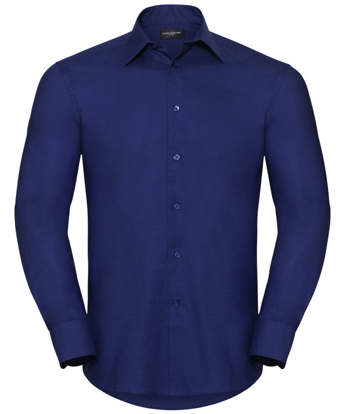 Long sleeve easycare tailored Oxford shirt - Image 23
