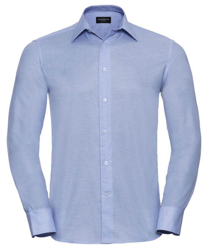 Long sleeve easycare tailored Oxford shirt - Image 34
