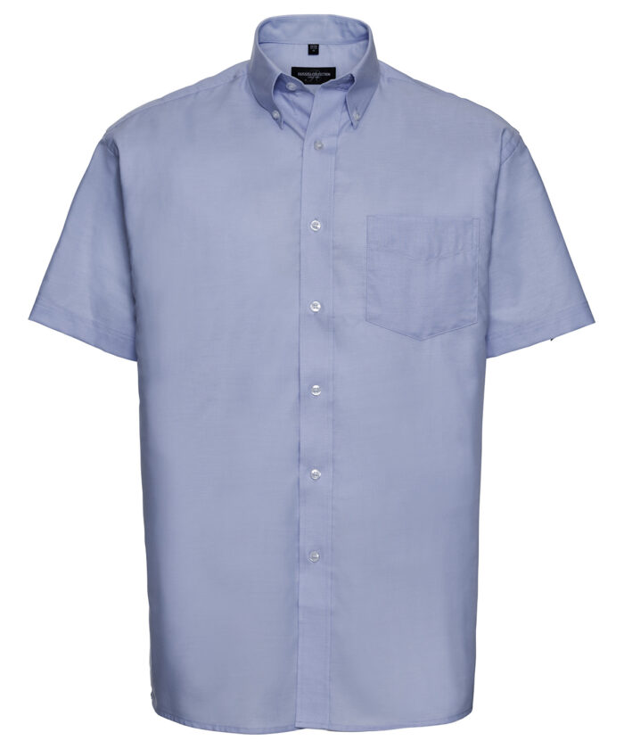 Short sleeve easycare Oxford shirt - Image 40