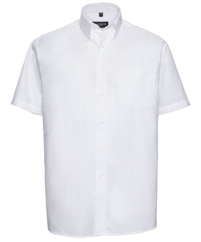 Short sleeve easycare Oxford shirt - Image 1