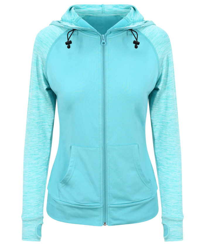 Women's cool contrast zoodie - Image 1