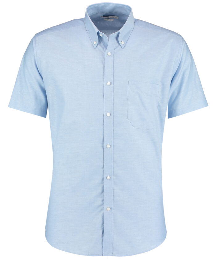 Slim fit workwear Oxford shirt short sleeve - Image 2