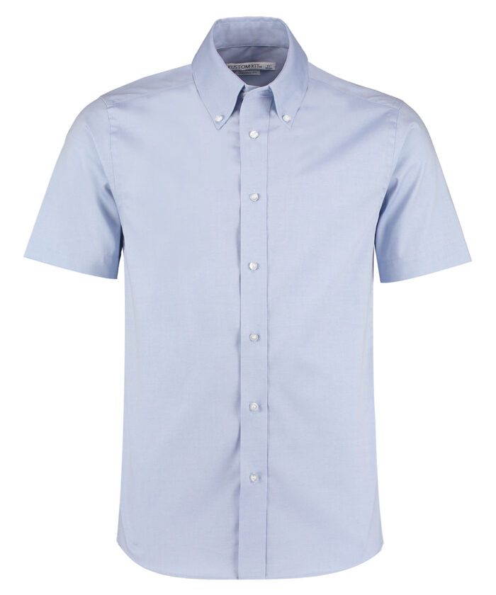 Premium Oxford shirt short-sleeved (tailored fit) - Image 12