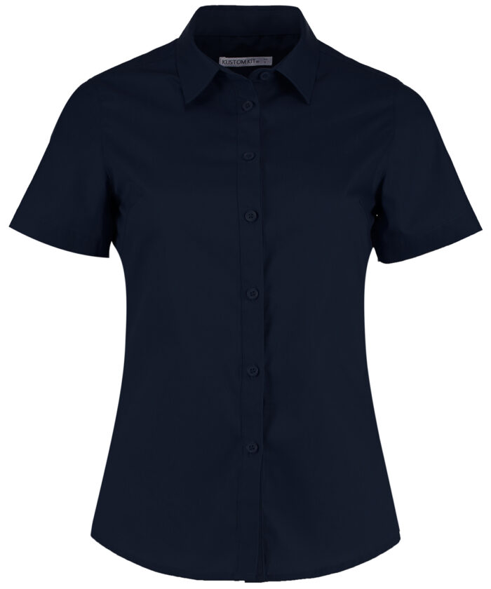 Women's poplin shirt short sleeve - Image 13
