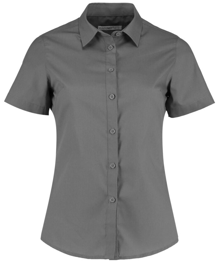 Women's poplin shirt short sleeve - Image 25