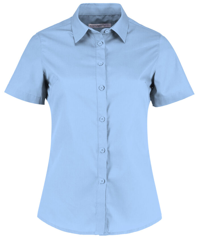 Women's poplin shirt short sleeve - Image 37