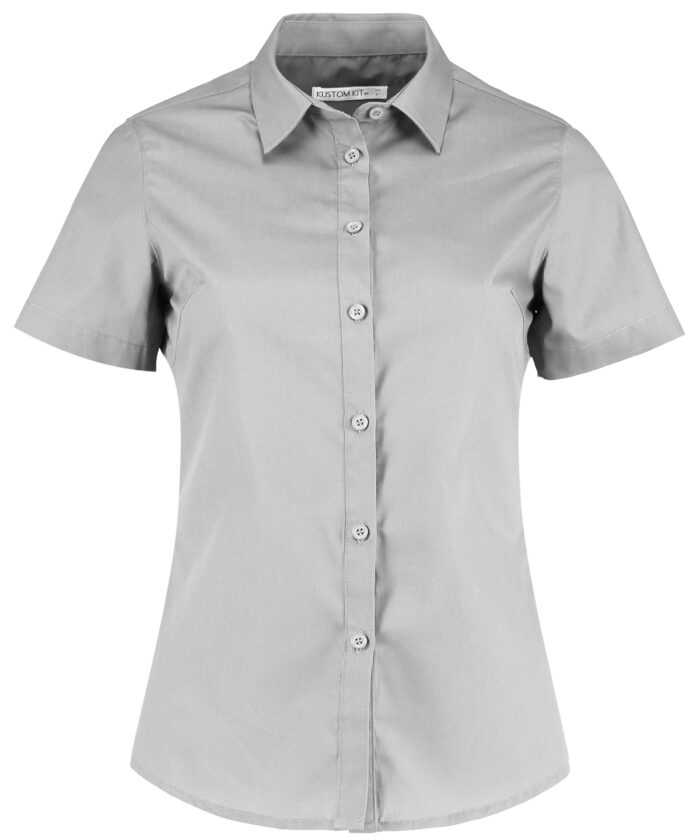 Women's poplin shirt short sleeve - Image 49