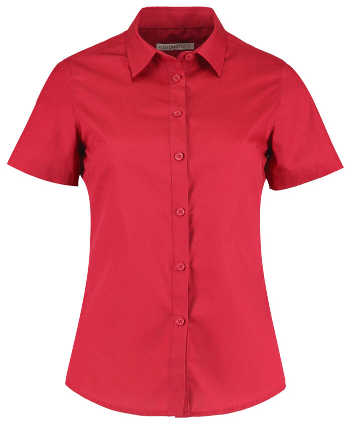 Women's poplin shirt short sleeve - Image 60