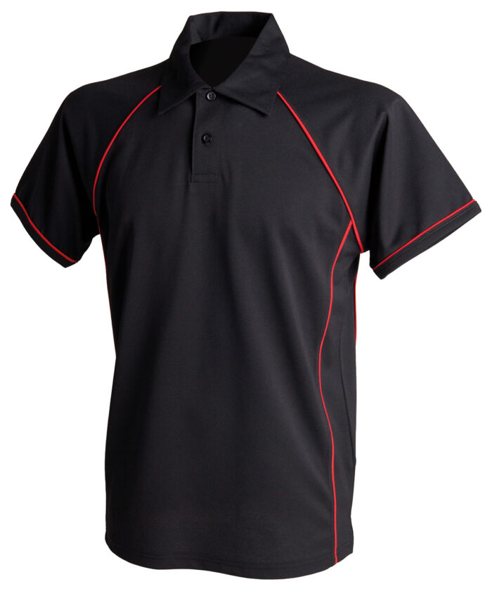 Kids piped performance polo - Image 6