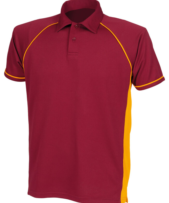 Kids piped performance polo - Image 16