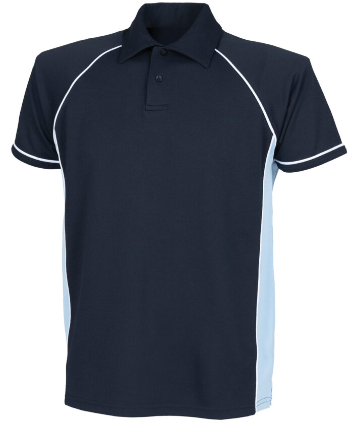 Kids piped performance polo - Image 36