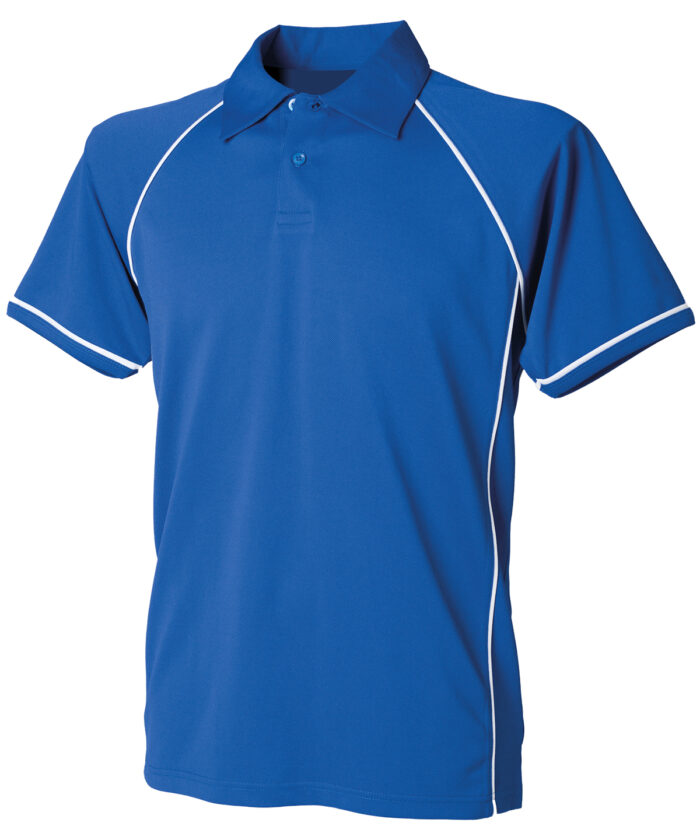 Kids piped performance polo - Image 46