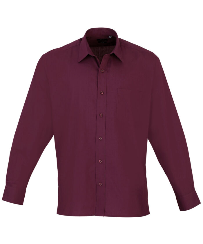 Long sleeve poplin shirt - Image 25