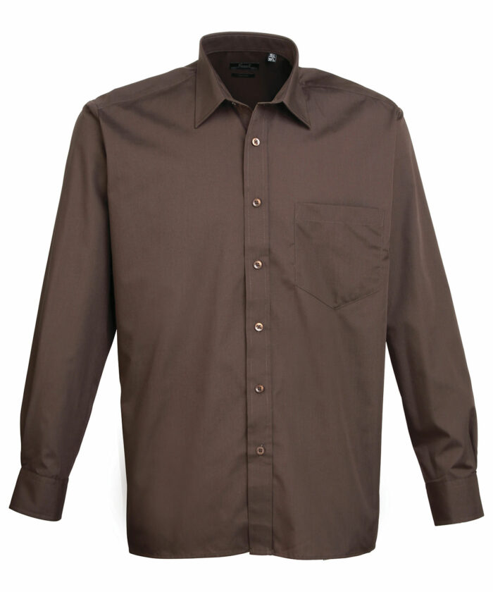 Long sleeve poplin shirt - Image 59