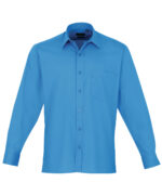 Long sleeve poplin shirt - Image 25