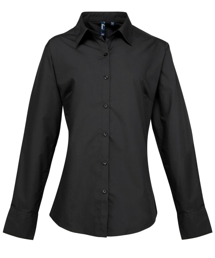 Women's supreme poplin long sleeve shirt - Image 16