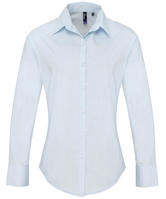 Women's supreme poplin long sleeve shirt - Image 2
