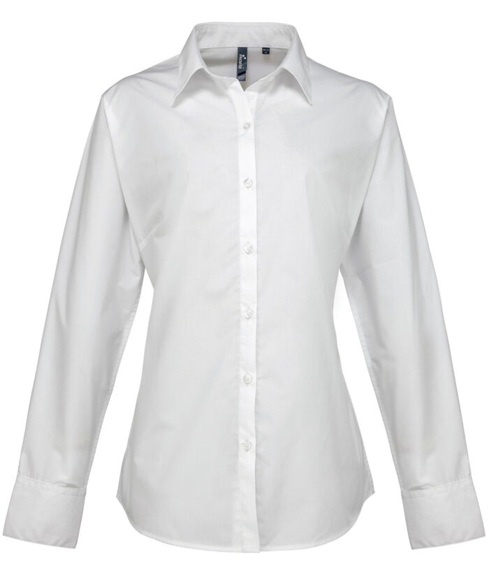Women's supreme poplin long sleeve shirt - Image 1