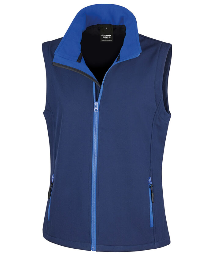Women's printable softshell bodywarmer - Image 25