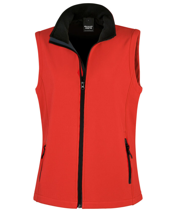 Women's printable softshell bodywarmer - Image 37
