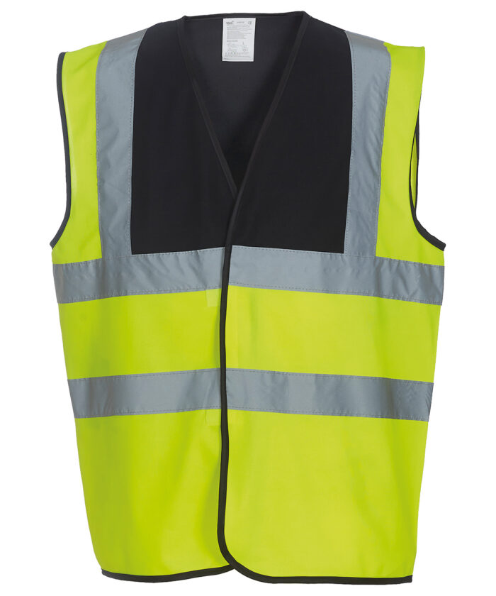 Hi-vis 2-band-and-braces waistcoat (HVW100) - Image 2