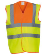 Hi-vis 2-band-and-braces waistcoat (HVW100) - Image 10